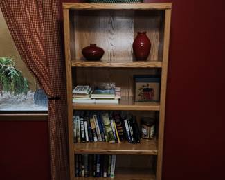 Wooden bookshelf