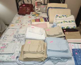 Blankets, sheets and linens