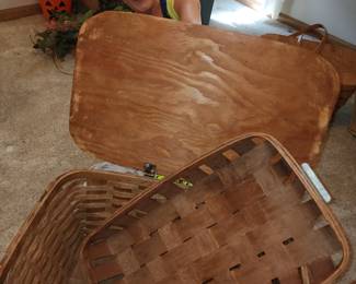 Antique basket inside a basket