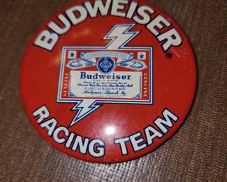 Vintage Budweiser racing team pin