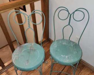 Ice cream parlor chairs