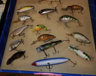 Vintage fishing lures