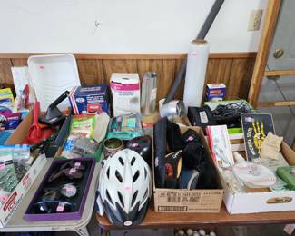 Bike helmets and misc