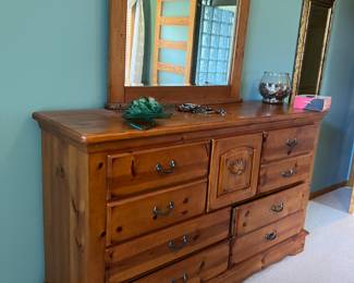 Dresser and mirror