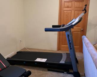 2 treadmills including this NordicTrack