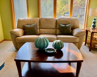 Coffee table with matching end tables