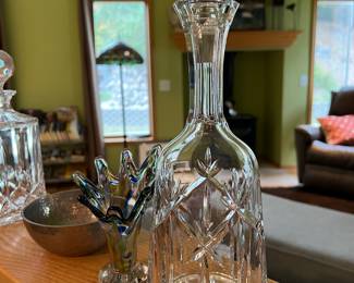 Crystal decanters