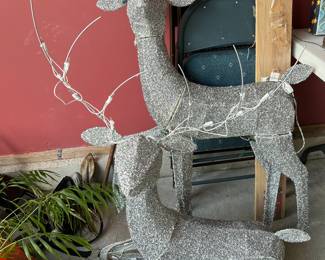 Light up holiday yard reindeer