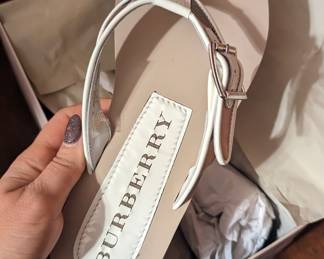 Burberry brand new sandals