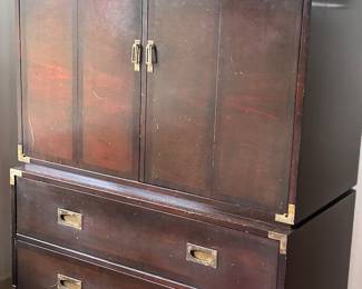 Vintage chest on chest, purchased from Marshall Fields.