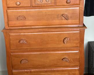 Virginia House maple cowboy dresser