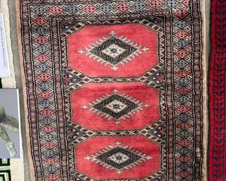 Pakistani Bokhara, 1970's 2’ x 3’ rug. 