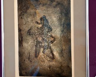 Kanwal Krishna, "Heavenly Spirit" etching