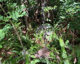 Giant big anchor, Hard to see