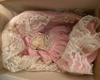 vintage porcelain doll