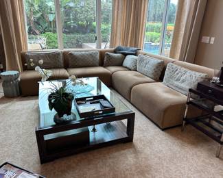 living room sectional 110 inches x 110 inches 