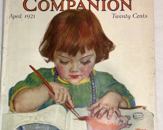 1921- 0ver 100 years old! Woman's Home Companion magazine. Fully intact.