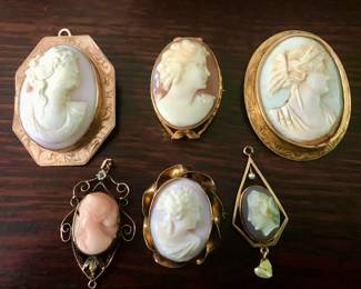 Gold Cameos