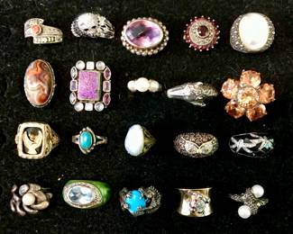 There are many more sterling rings!