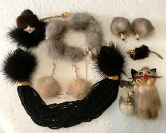 Vintage furry collection...much much more vintage jewelry than pictured