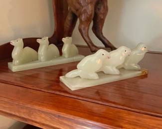 Figural Carved Alabaster