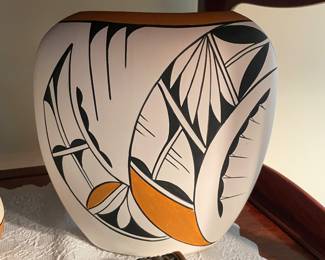 Native American Hand Painted Pottery