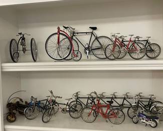 Collection of Bicycles and Motor Cycles