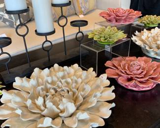 Gorgeous ceramic floral decor and more…