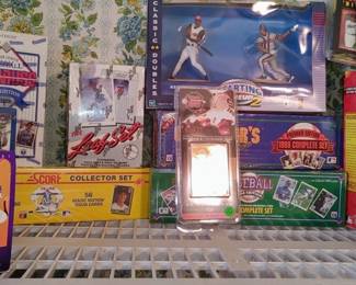 Huge baseball card and baseball memorabilia collection