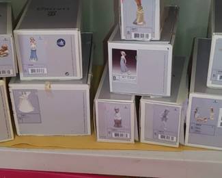 Vintage Lladro figurines in boxes