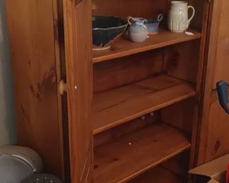 Vintage pine cupboard