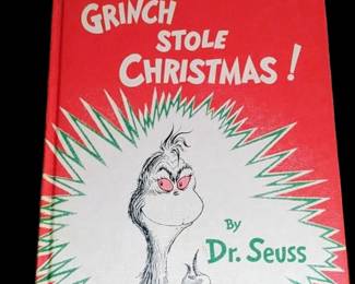 1st Edition 3rd printing How the Grinch Stole Christmas 1957