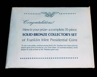 Bronze Presidential coins