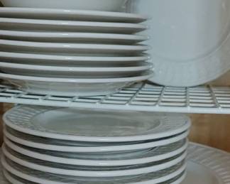 Set of white dishes very attractive by Totally Today