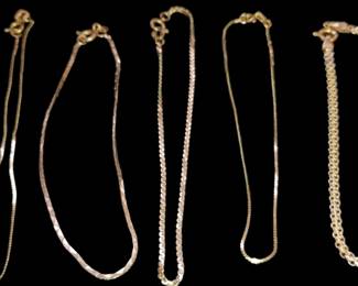 14kt gold bracelets
