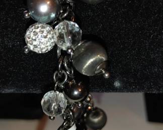 Italy Sterling Shades of Grey bracelet