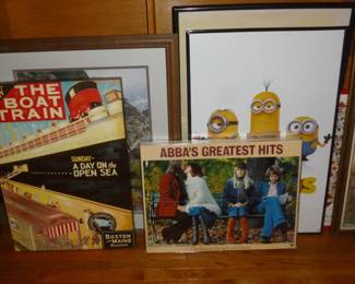 Lots of misc. wall art..some vintage, some not