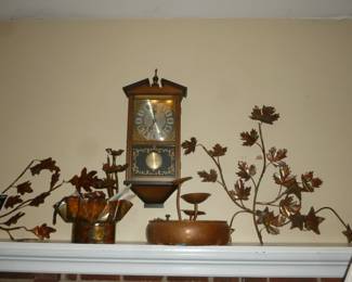 Copper decor & clock