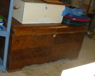 Vintage cedar chest