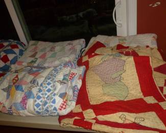 Hand stitched quilts