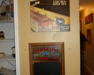 Wall art..Ale mirror/chalk board