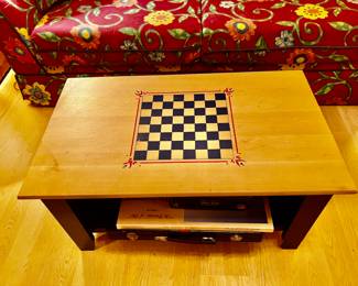 L. L. Bean Chess/Checkerboard Coffee Table