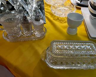 Vintage Wexford Anchor Hocking Covered Butter Dish