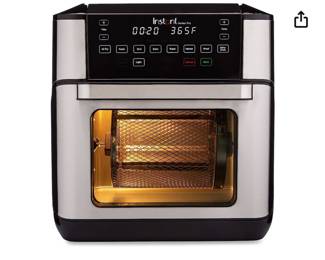 Instant Pot Vortex Pro Air Fryer 10 Quart, 9-in-1 Rotisserie & Convection Oven