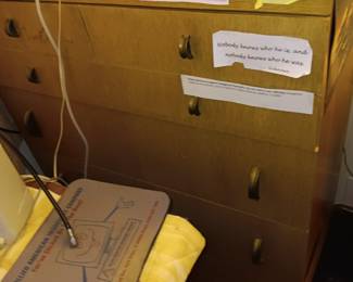 BLONDE MID CENTURY CHEST