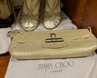 Jimmy Choi pumps and handbag