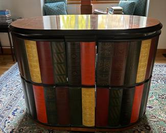 Design Toscano Nettlestone Library Nested Table and Chair Set with Storage - see next photo