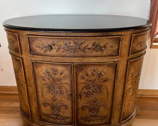 Bombay console with granite top