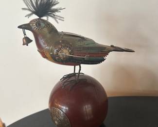 Mullanium Steampunk Songbird Sculpture