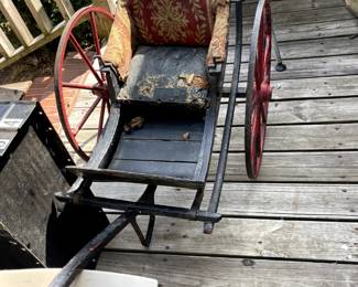 small wooden carriage